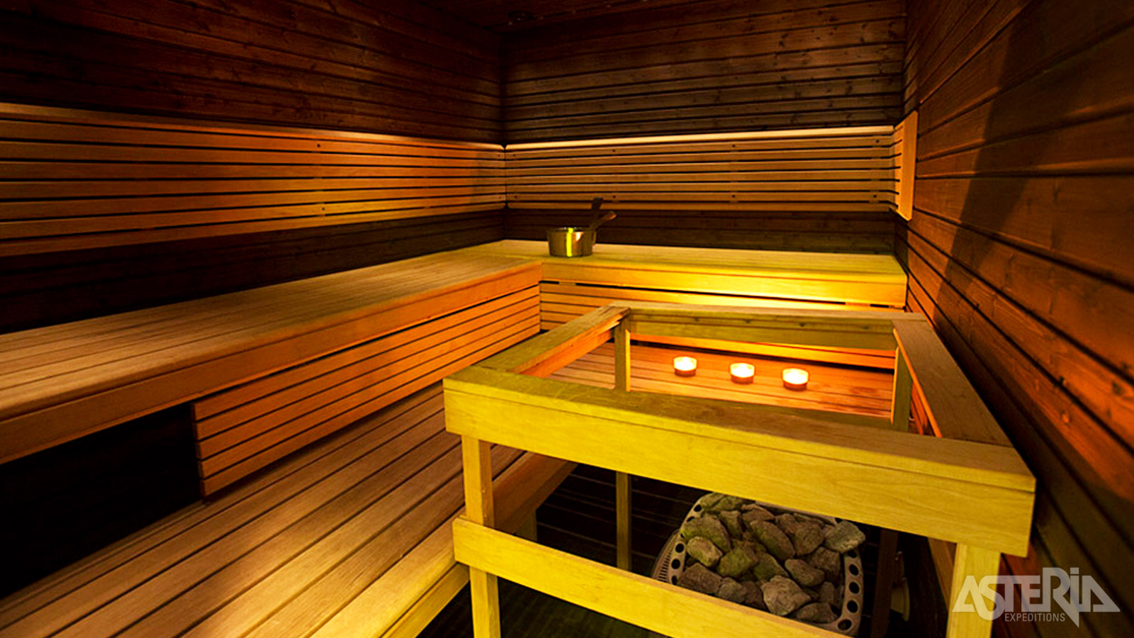 De Superior Rooms van het Sokos Break Levi**** beschikken over een eigen sauna