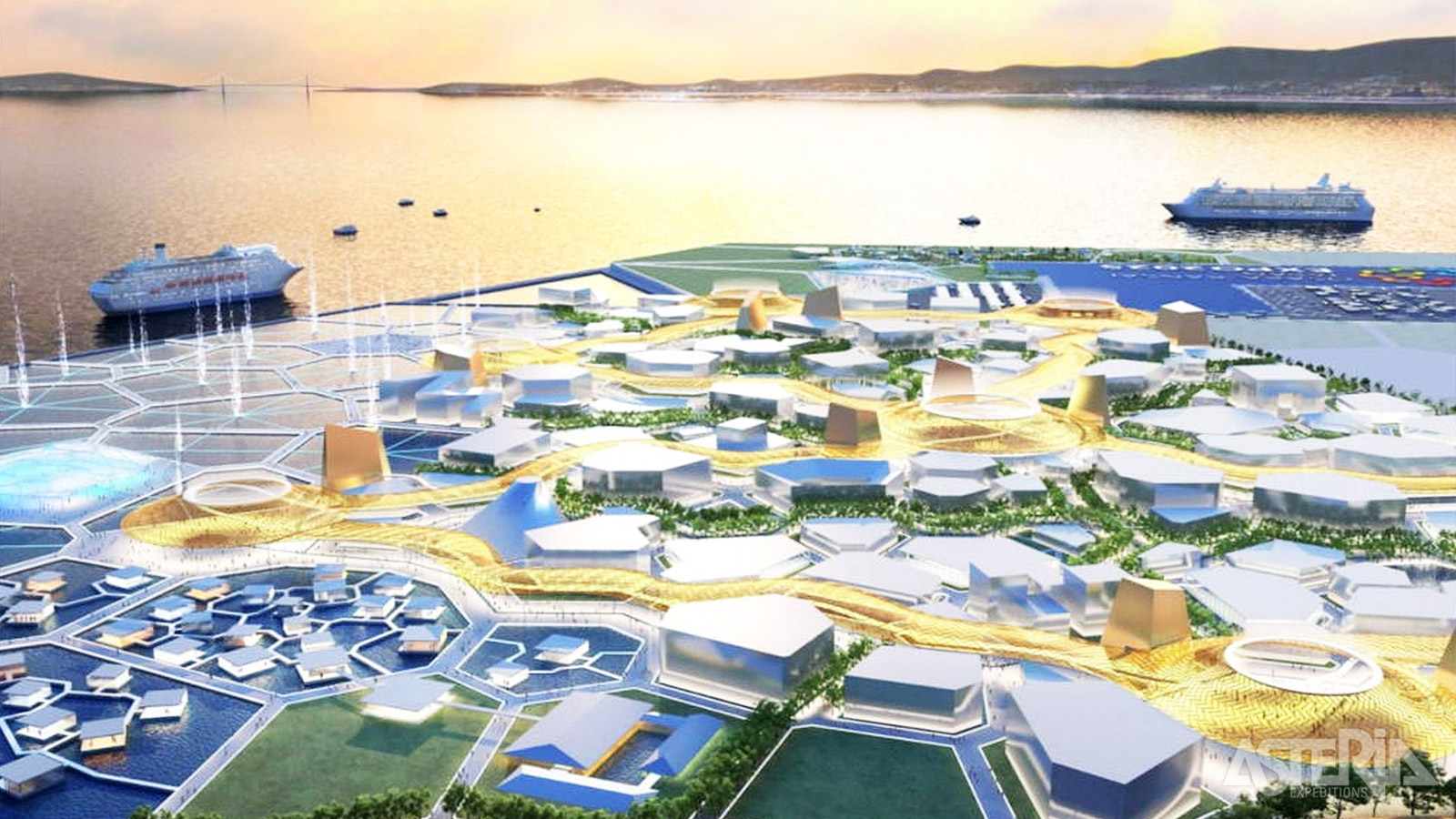 De World Expo Osaka 2025, vindt plaats van 13 april tot 13 oktober 2025 op Yumeshima Island