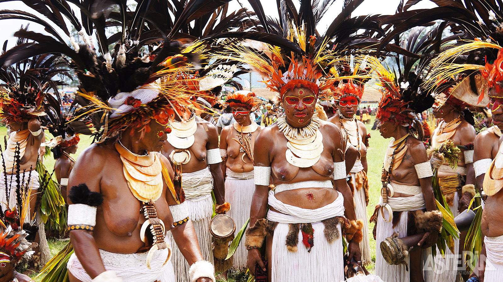 Het Goroka Sing Sing festival is één van de bekendste festivals, waarbij de hooglanders zichzelf beschilderen en kleurig uitdossen