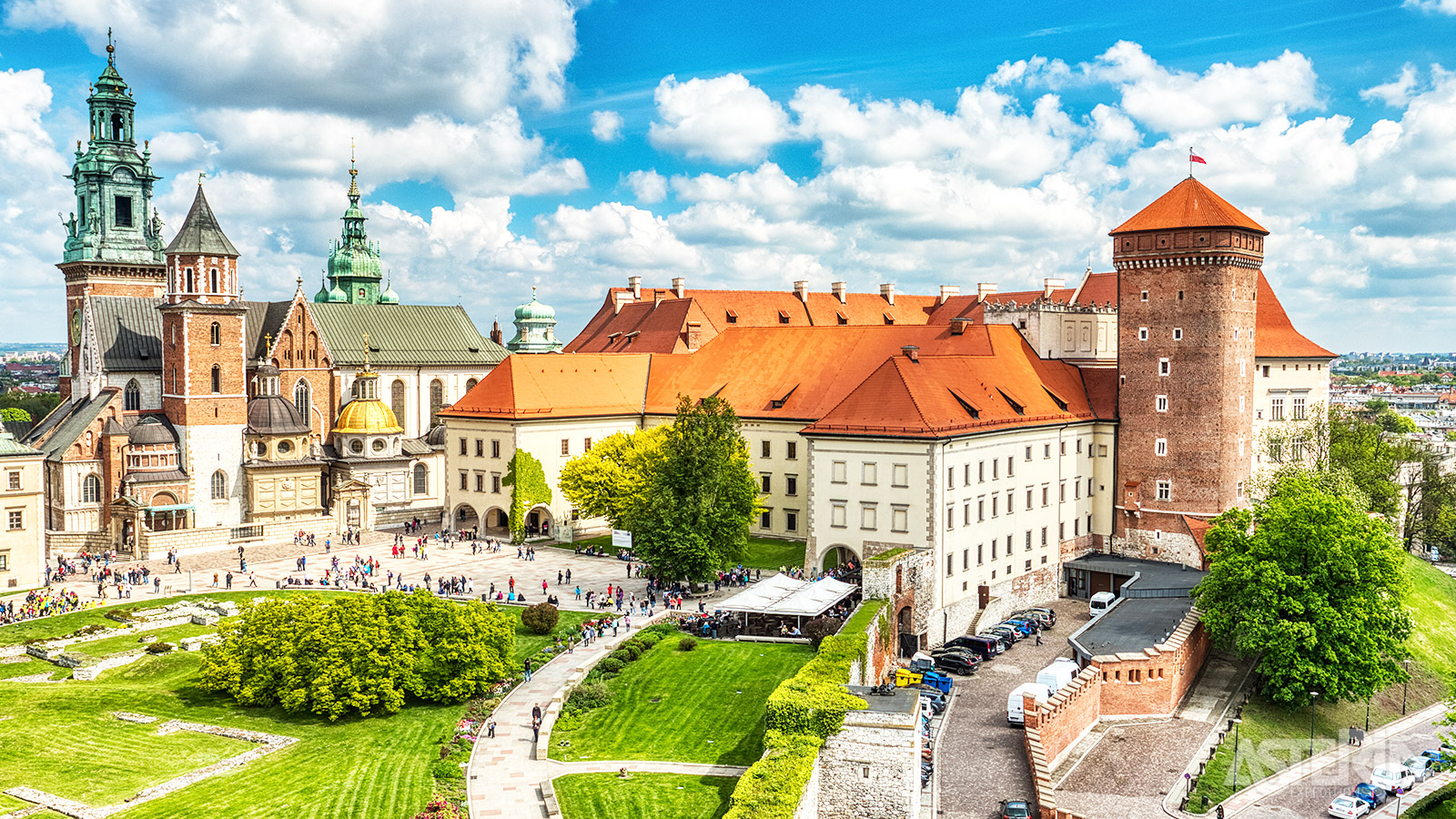 De Wawel-burcht was eeuwenlang de residentie van Poolse koningen en is nu een belangrijk cultureel en historisch monument